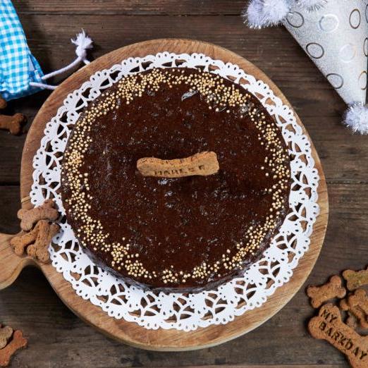 Dog cakes by Cooka's Cookies