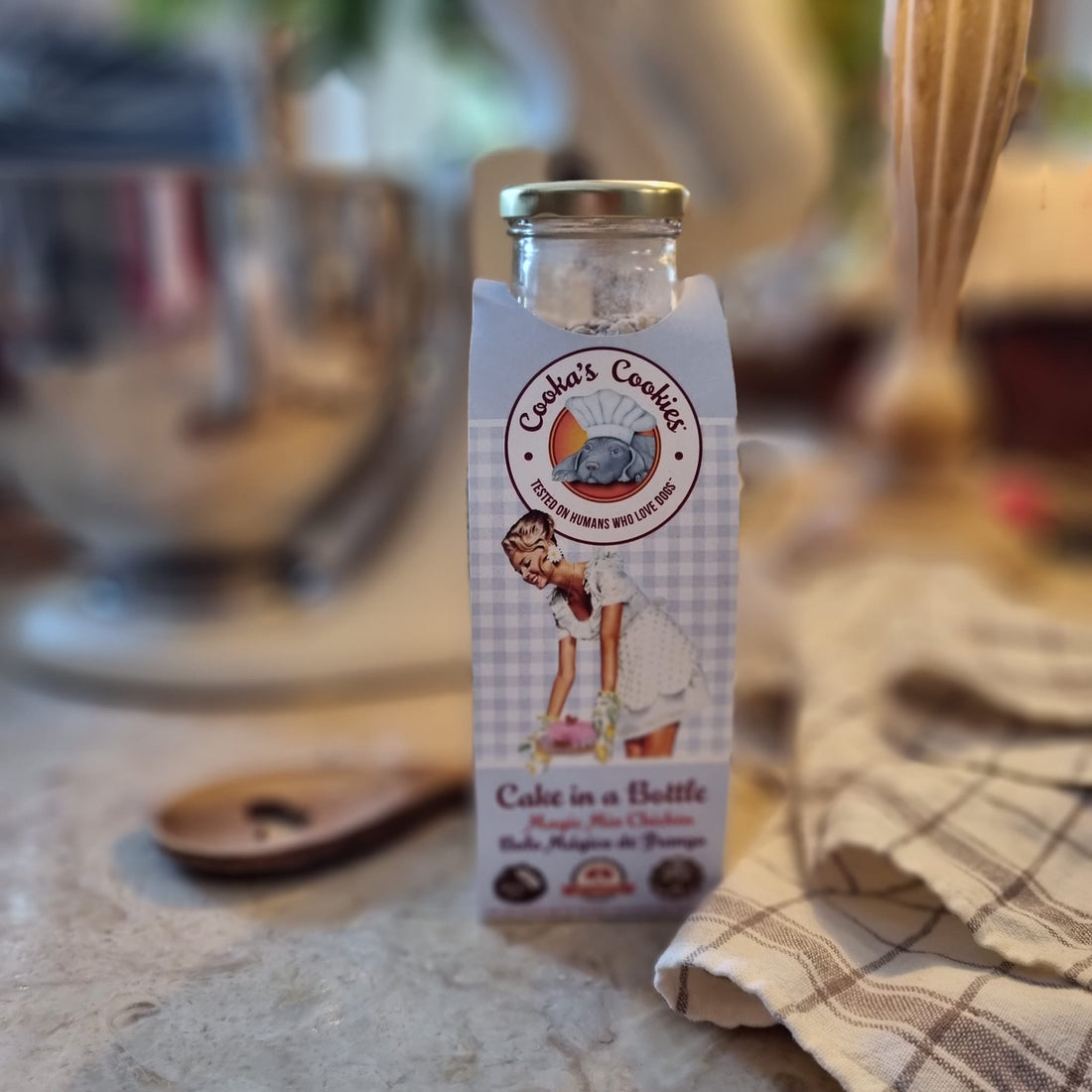 Cake in a bottle - Chicken