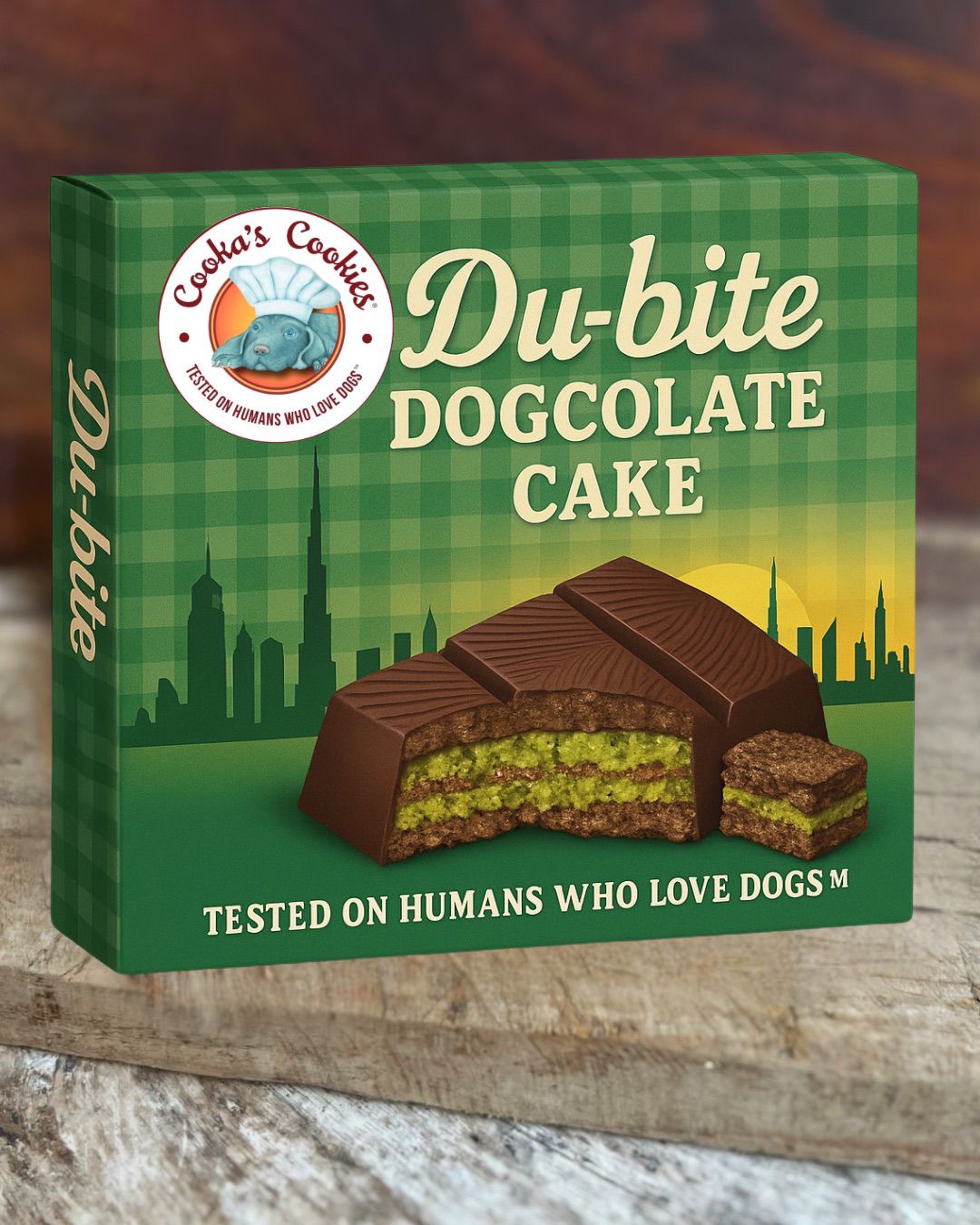 Du-bite Dogcolate Cake