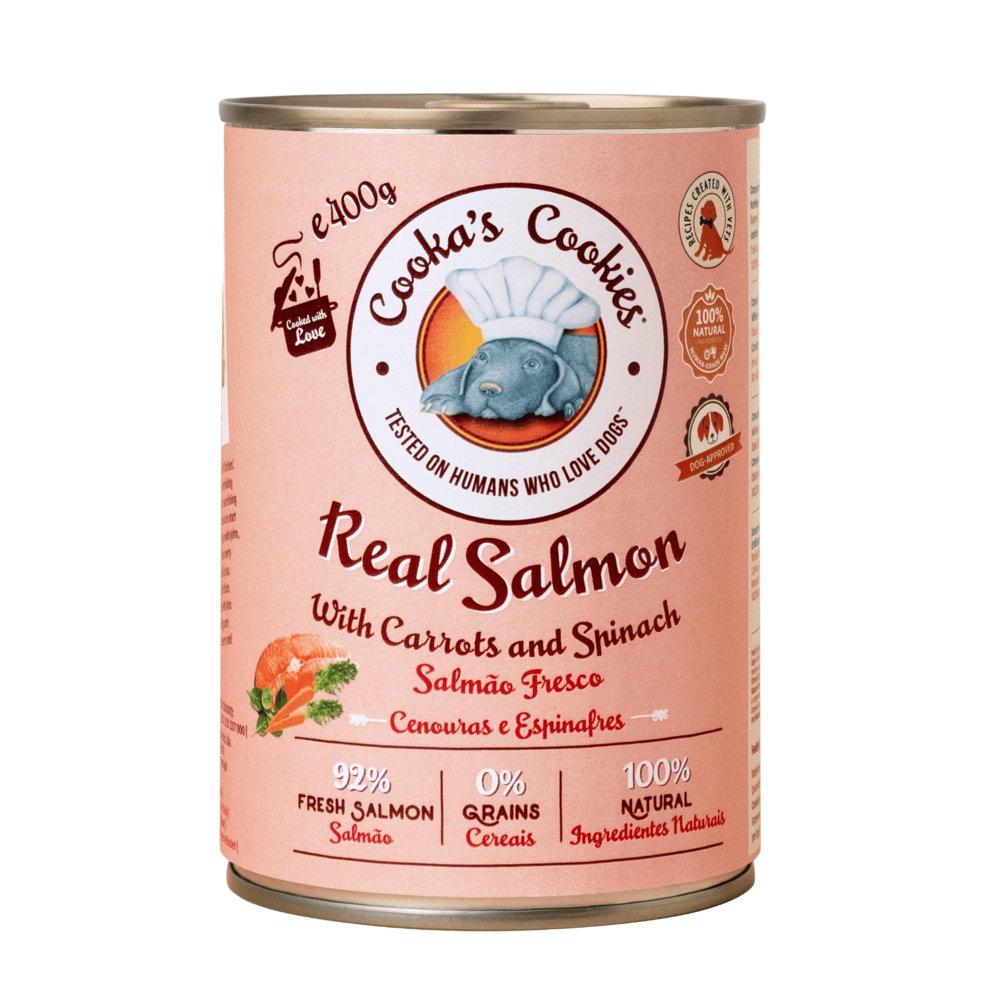 Real Salmon, Carrots & Spinach