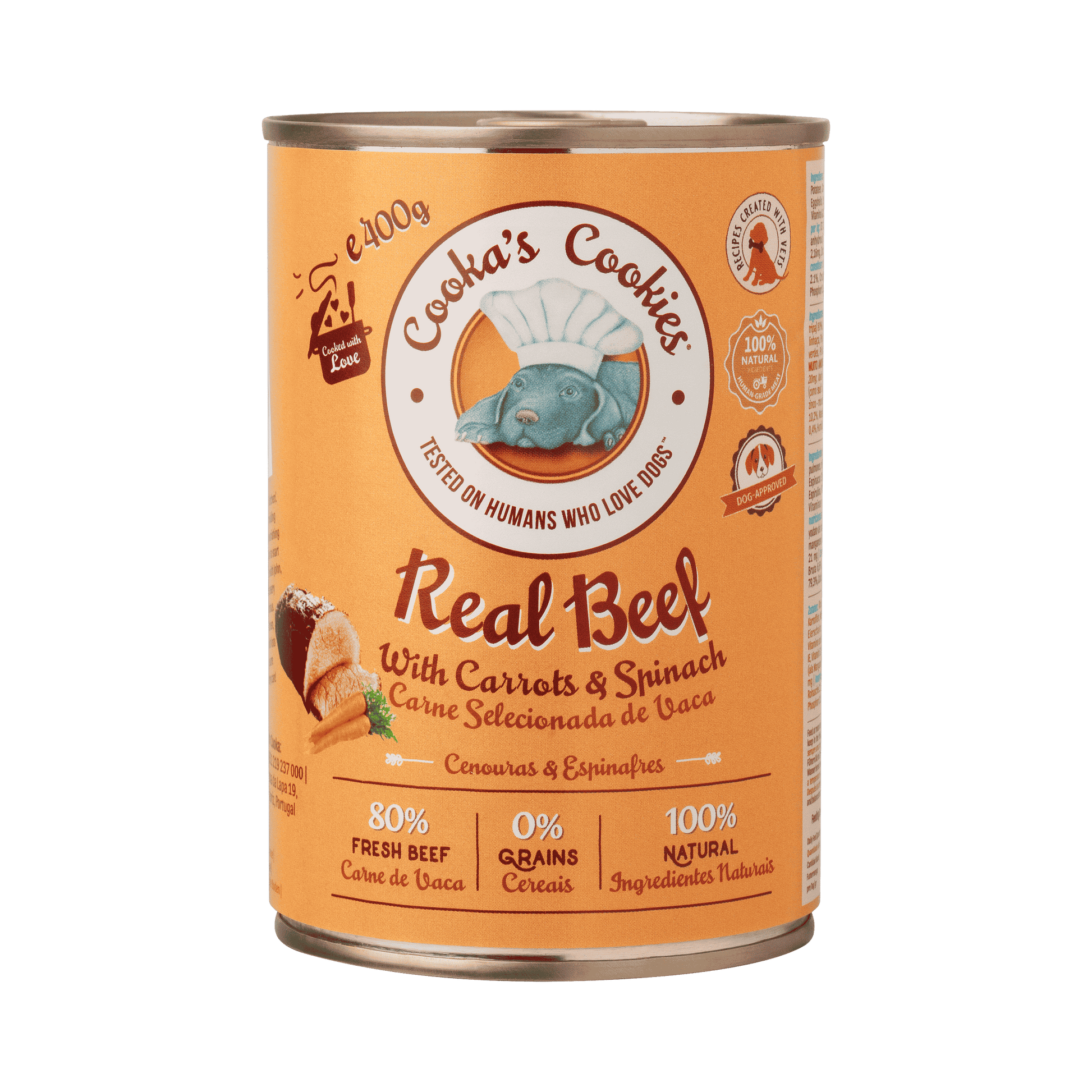 Real Beef with Potatoes and Spinach