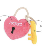 KEY TO MY HEART- Fluffy Toy