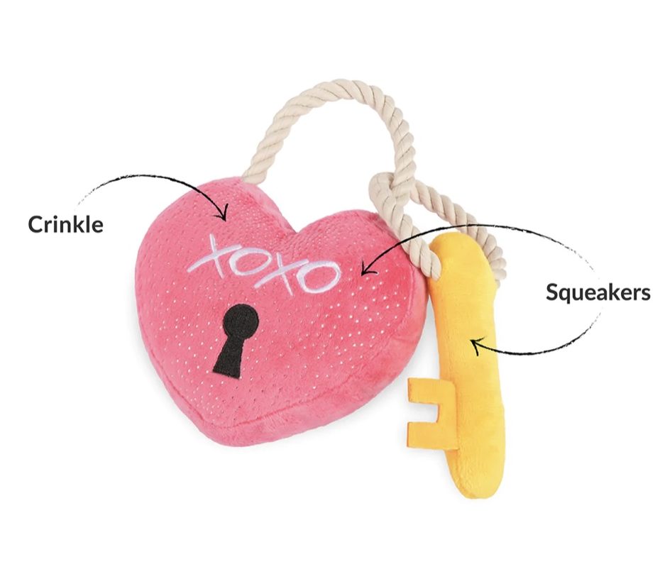 KEY TO MY HEART- Fluffy Toy