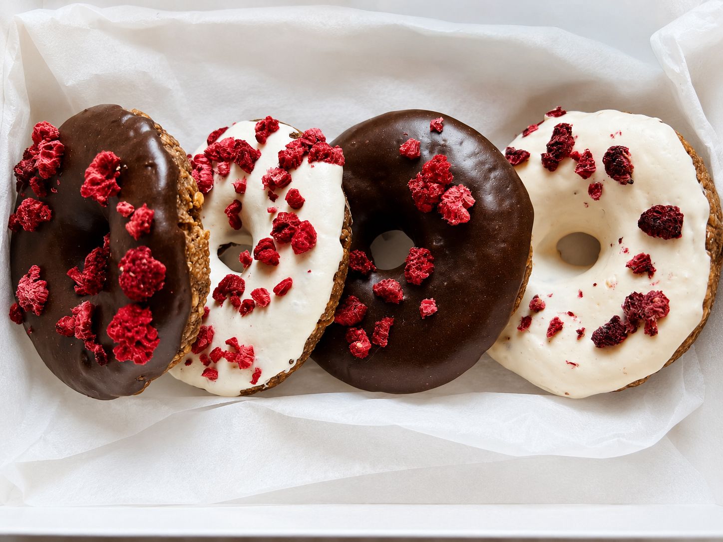Choco Berry Dog Donuts